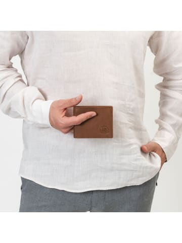 Farmhood Nashville Geldbörse RFID Schutz Leder 11 cm in brown 2