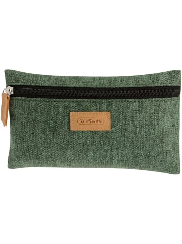 Herlitz Faulenzer flach Greenline RPET Knit green Polyester BxHxT 210x123x15mm