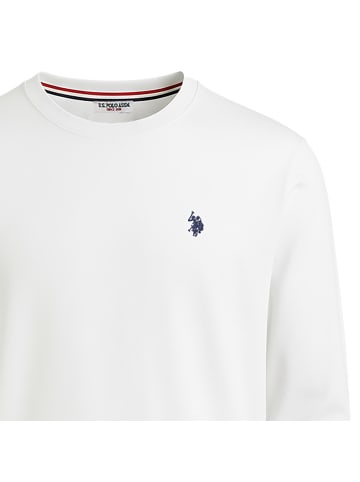 U.S. Polo Assn. Longsleeve 1er Pack in Weiß