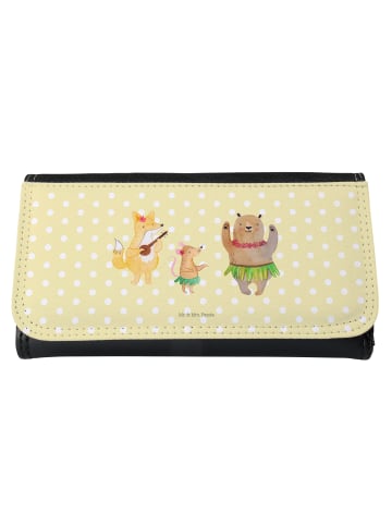 Mr. & Mrs. Panda Brieftasche Waldtiere Aloha ohne Spruch in Gelb Pastell