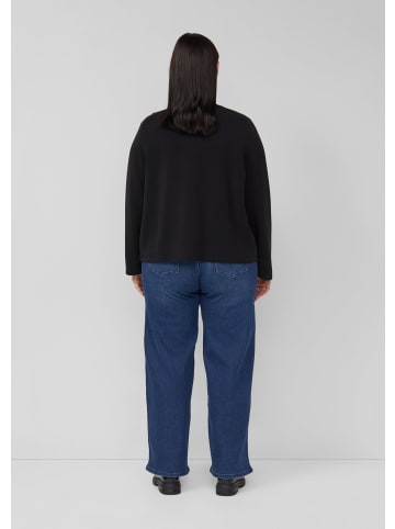 s.Oliver Sweatshirt Jacke in 9999_schwarz