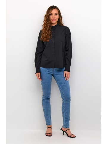 Kaffe Langarm-Bluse KAmaia Regular fit in Black Deep