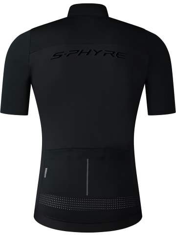 SHIMANO Kurzarmjacke Short Sleeves Wind Jacket in Black