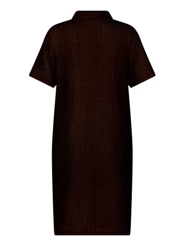 CARTOON Polokleid mit Eingrifftaschen in Dunkelbraun