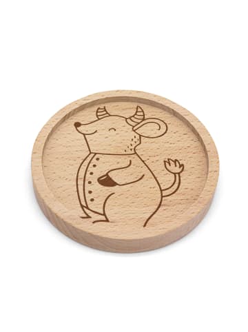 Mr. & Mrs. Panda Untersetzer Stier Astrologie ohne Spruch in Transparent