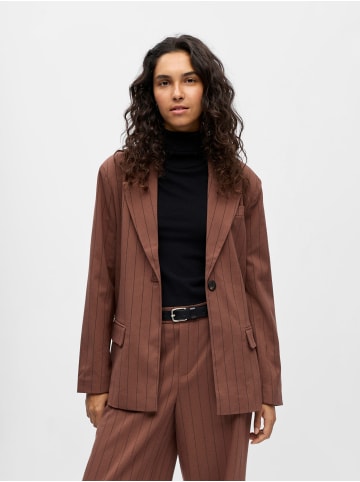 Object Blazer in Cocoa Brown