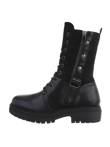 Ital-Design Stiefelette in Schwarz