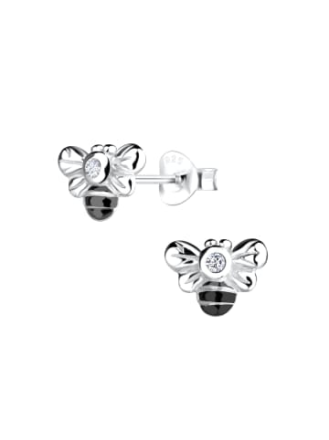 Alexander York Ohrstecker BIENE mit Kristall rhodiniert in 925 Sterling Silber, 2-tlg.