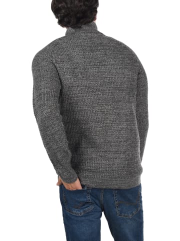 BLEND Rollkragenpullover in grau