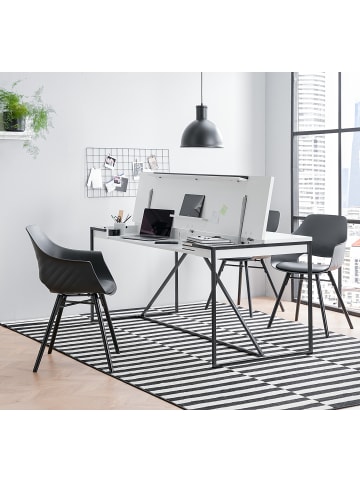 home24 Multifunktionstisch Zaddy in Weiß