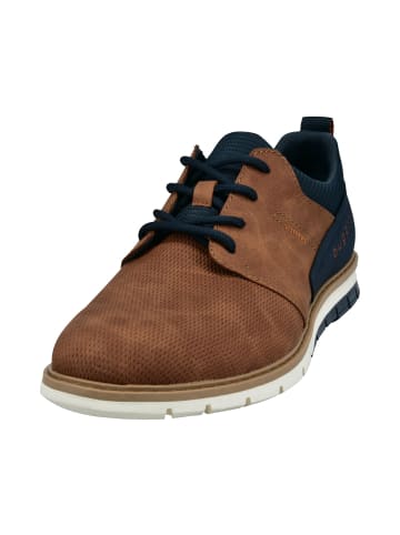 Bugatti Sneaker in cognac/darkblue