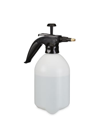 relaxdays 2 x Drucksprüher in Weiß/ Schwarz - 2 l