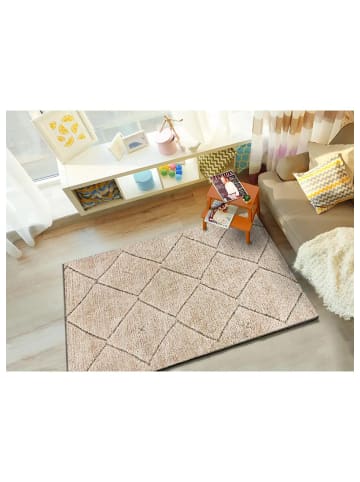 Atticgo Hochflor-Teppich ENYA in beige