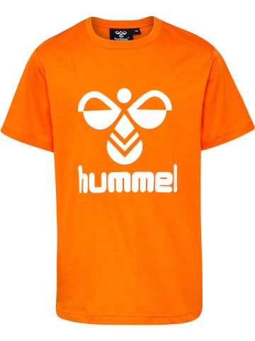 Hummel Hummel T-Shirt Hmltres Mädchen Atmungsaktiv in PERSIMMON ORANGE