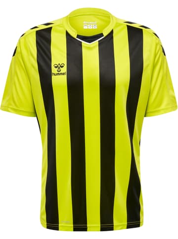 Hummel Hummel Das Hmlcore Xk Striped Jersey S/S Bietet Hervorragenden Komfort Dank Des Interlock-Gewebes, Das Viel Dehnbarkeit Und Bewegungsflexibilität Bietet. in LIME POPSICLE/BLACK