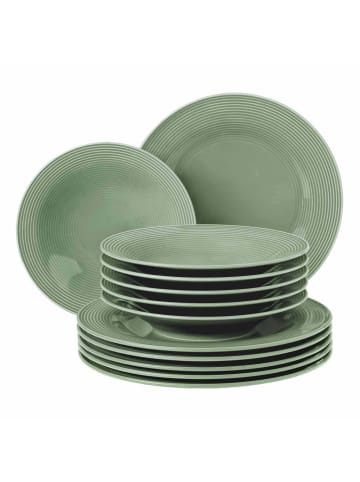 Seltmann Weiden 12er Set Tafelservice Beat Color Glaze in Arktisblau