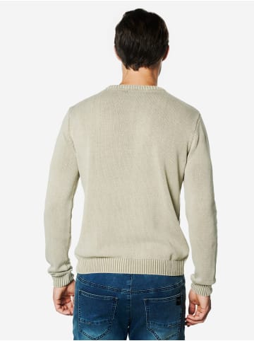 KOROSHI Reguläre gewaschene Baumwolljersey-Crew in khaki