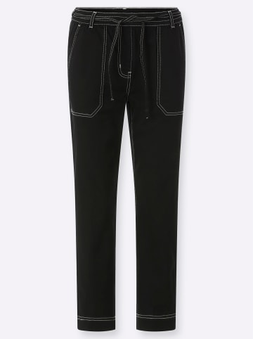 WITT WEIDEN 7/8-Jeans in schwarz