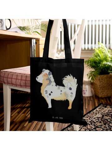 Mr. & Mrs. Panda Tragetasche Hund Australien Shepherd ohne Spruch in Schwarz