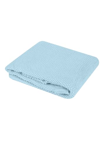 Kikkaboo Babydecke Dream Big gestrickt in blau