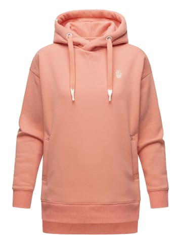 Navahoo Kapuzensweatshirt Silberengelchen in Apricot