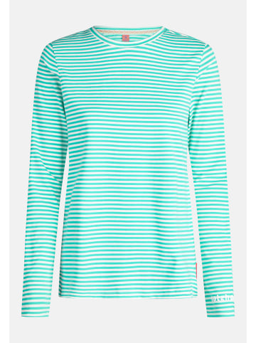 Salzhaut Longsleeve ACHTERN Offwhite-Lagoon