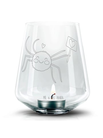 Mr. & Mrs. Panda Teelichthalter Spinne Agathe Motivation ohne Sp... in Transparent