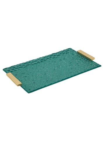 Mauro Ferretti Grüne Harz-Leertaschen 34x19,5x3 cm