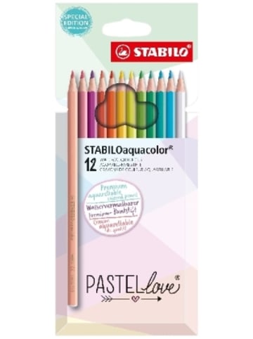 STABILO Papeterie/PBS - STABILOaquacolor 12er Pastellove Etui