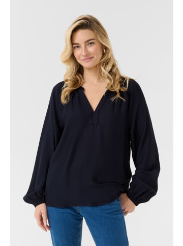 Cream Langarm-Bluse CRMila Regular fit in Dress Blues