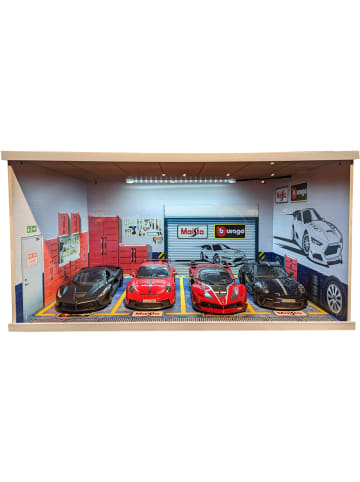 Bburago Light Box Display (60x40x30cm) für Modellautos in mehrfarbig