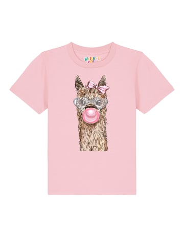 wat? Apparel T-Shirt Alpaka in Rosa