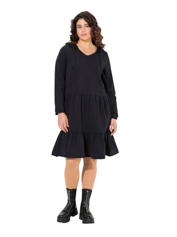 Ulla Popken Midikleid in schwarz