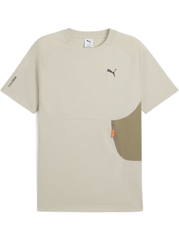 Puma T-Shirt "PumaTech Pocket Tee" in Beige