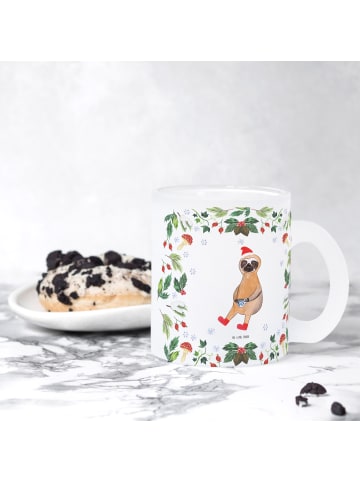 Mr. & Mrs. Panda Teetasse Faultier Kakao ohne Spruch in Transparent