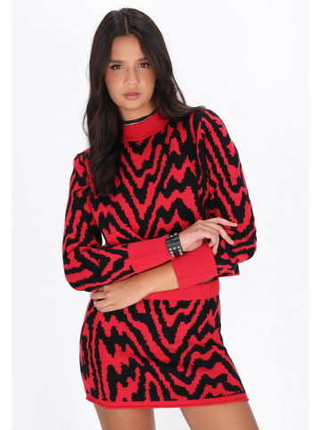 myMo ROCKS Sweater in red black