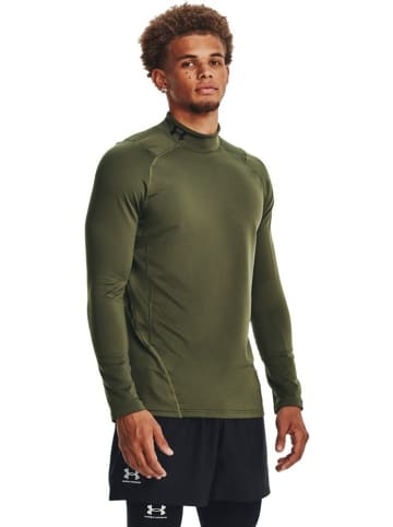 Under Armour Longsleeve "Coldgearï¾® Armour Fitted Mock" in Grün