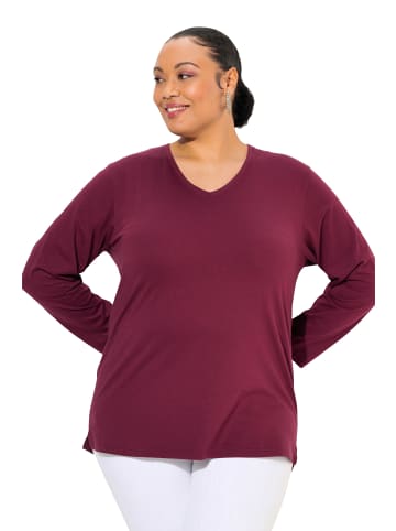 Ulla Popken Shirt in dunkle beere