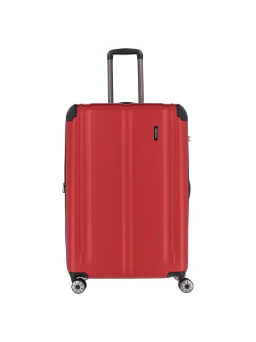 travelite City - 4-Rollen-Trolley Set 3tlg. L/M/S (rot) in rot