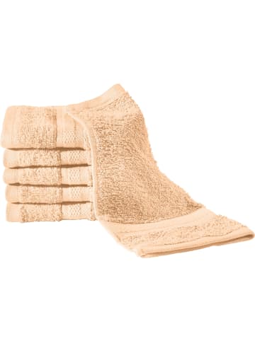 REDBEST Frottier Seiftuch 6er-Pack Chicago in apricot