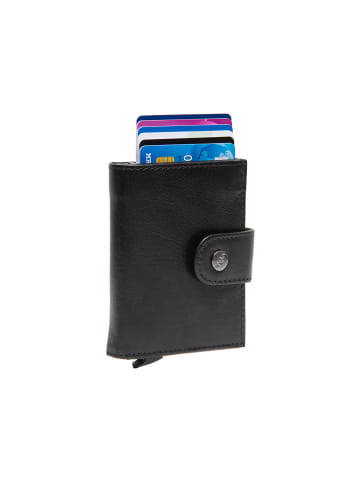 The Chesterfield Brand C08.0610 Leather Card Holder Novum Series Lesina black