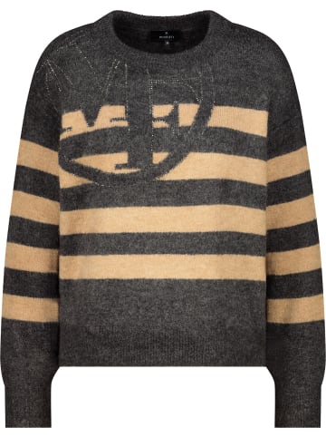 monari Pullover Ciao Bella in anthrazit beige - 0001