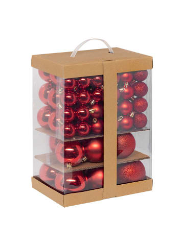 Atmosphera Créateur d'intérieur Weihnachtskugeln in rot