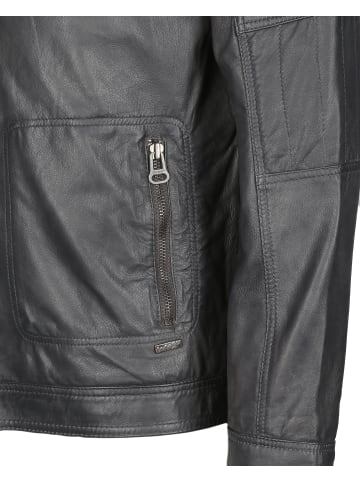 Maze Lederjacke Jack in grau