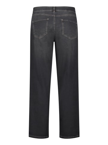 CARTOON Used Look-Jeans mit Waschung in Black Denim