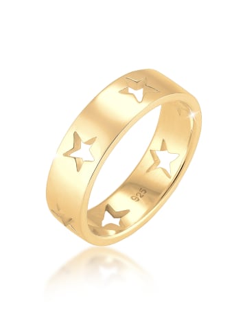 Elli Ring 925 Sterling Silber Sterne in Gold