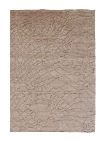 Kayoom Wohnzimmer Teppich – Kurzflorteppich Ganges 710 80 x 150 cm in braun - rechteckig