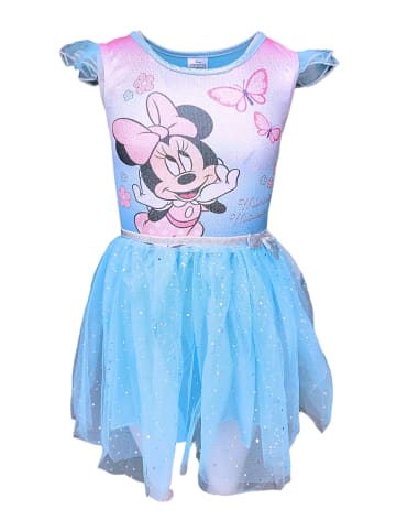 Disney Minnie Mouse Tüllkleid Minnie Mouse mit Glitzer in Hellblau