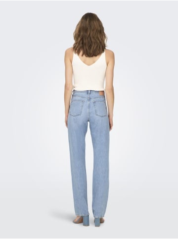 ONLY Straight-Jeans in Light Blue Denim