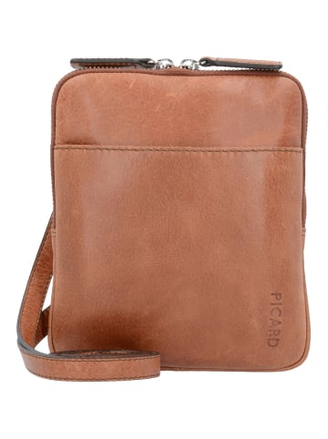 PICARD Buddy Umhängetasche Leder 16 cm in cognac